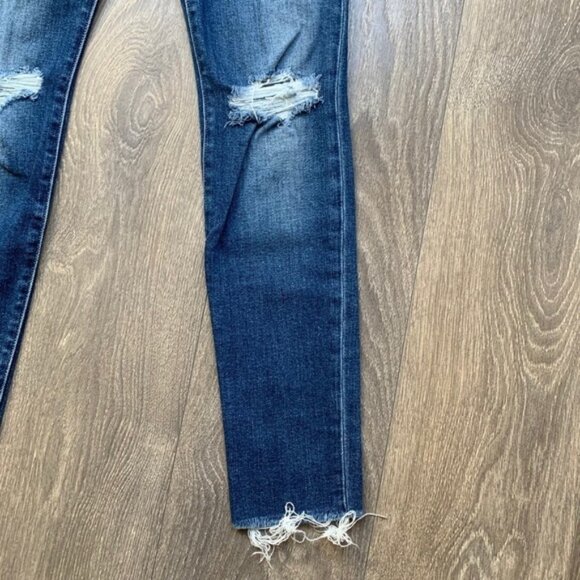 Revolve Joe's Jeans Skinny Jeans Kinkade Charlie High Rise waist distressed 25 - Picture 8 of 15